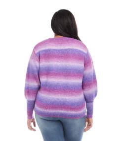 Plus Size Blouson Sleeve Sweater