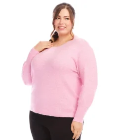Plus Size Blouson Sleeve Sweater