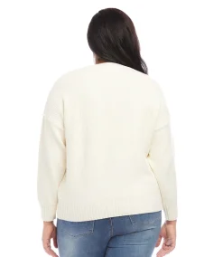 Plus Size Cable Knit Sweater
