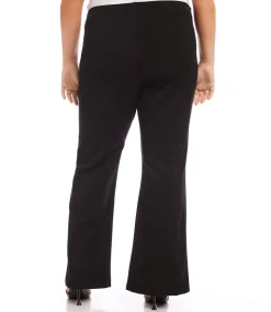 Plus Size Front Slit Pants