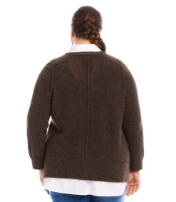 Plus Size Layered Sweater
