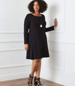 Plus Size Long Sleeve Maggie Dress
