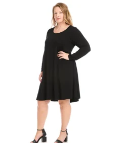 Plus Size Long Sleeve Maggie Dress