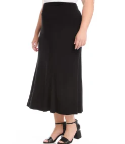 Plus Size Maxi Skirt