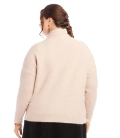 Plus Size Mock Neck Sweater