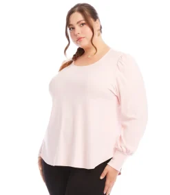 Plus Size Puff Sleeve Top