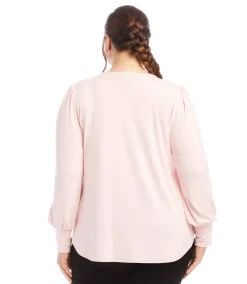 Plus Size Puff Sleeve Top