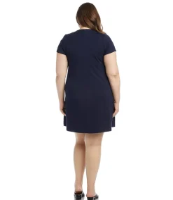 Plus Size Quinn V-Neck Pocket Dress