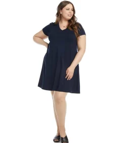 Plus Size Quinn V-Neck Pocket Dress