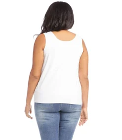 Plus Size Scoop Tank
