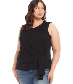 Plus Size Side Drape Top