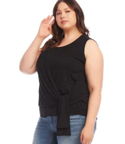 Plus Size Side Drape Top