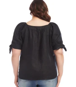 Plus Size Square Neck Top