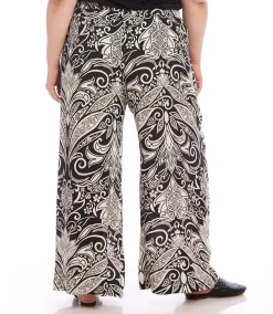 Plus Size Wide Leg Pants