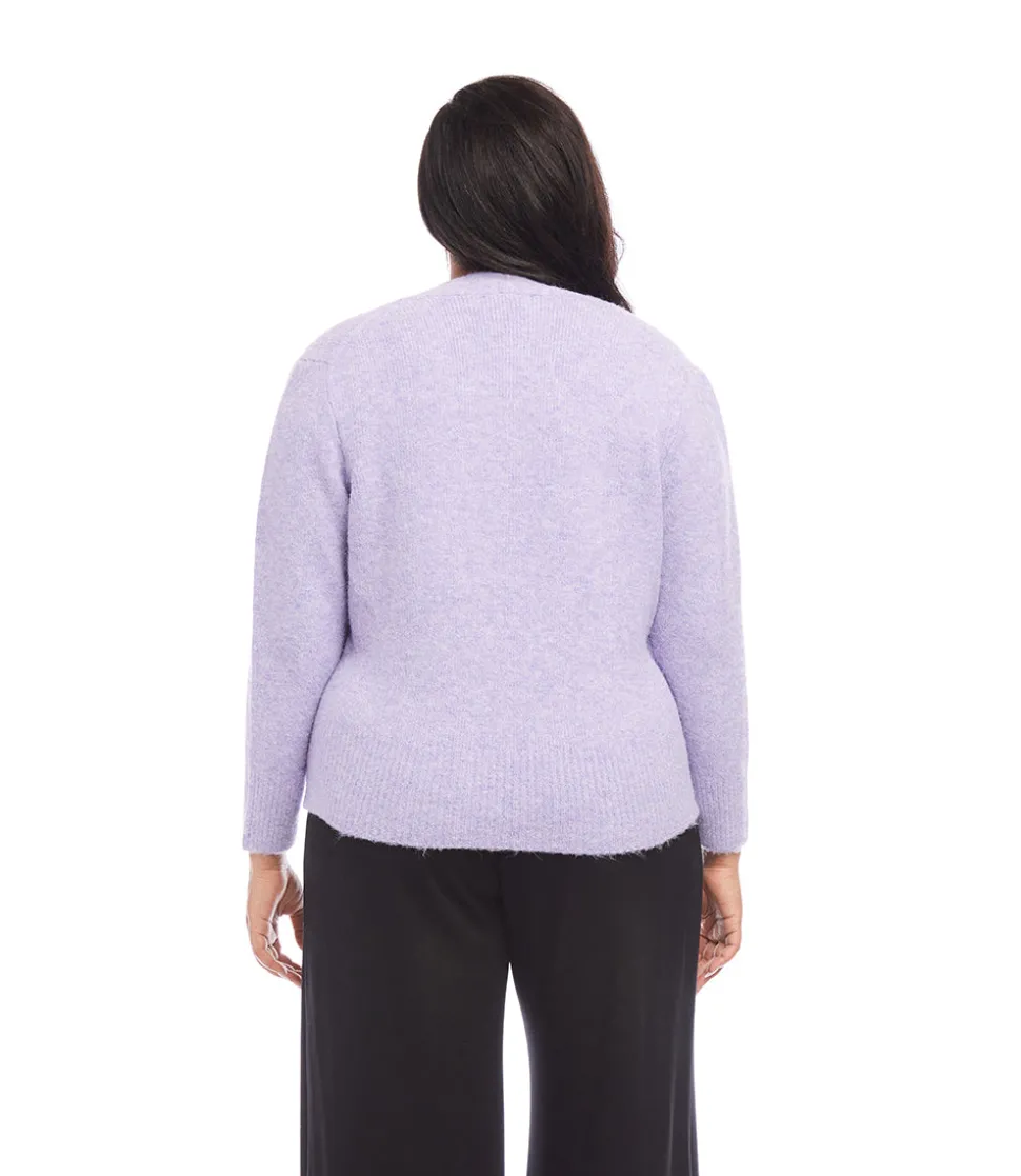 Plus Size Wrap Sweater