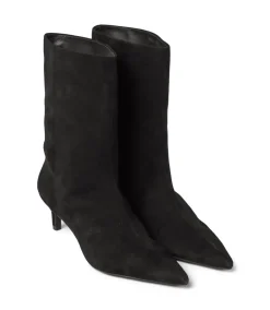 Pointed Toe Suede Booties