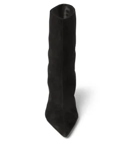 Pointed Toe Suede Booties