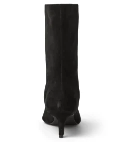 Pointed Toe Suede Booties