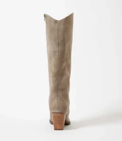 Pointed Toe Western High Boots
