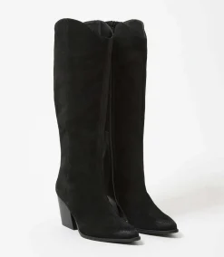 Pointed Toe Western High Boots