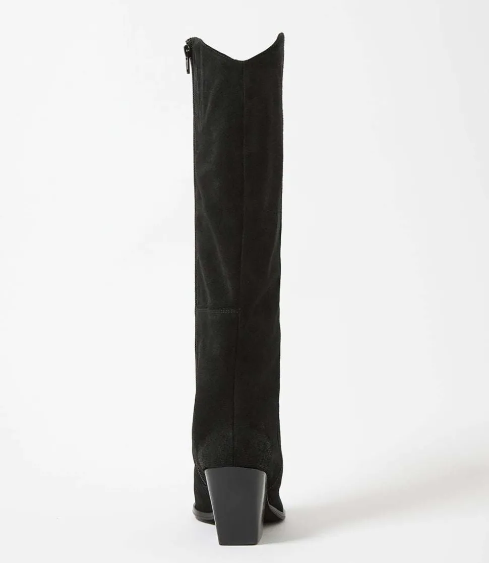 Pointed Toe Western High Boots