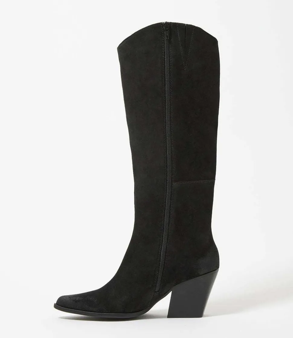Pointed Toe Western High Boots