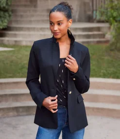 Ponte Knit Blazer