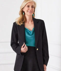 Ponte Knit Blazer