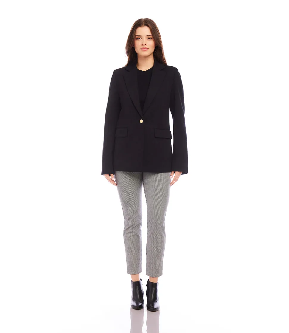 Ponte Knit Blazer