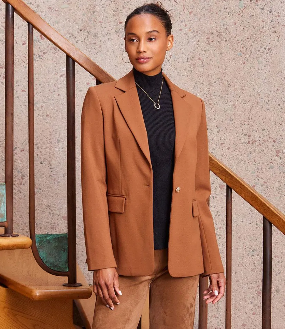 Ponte Knit Blazer
