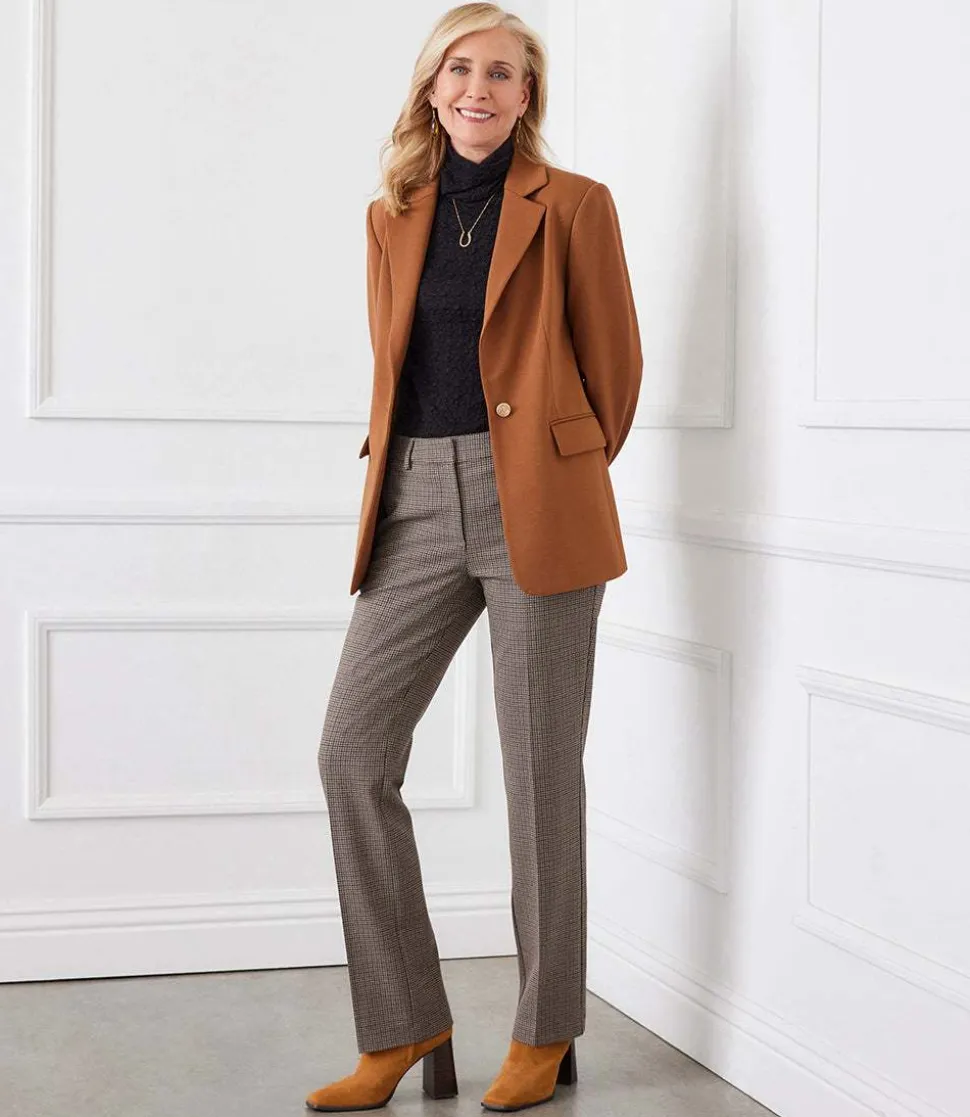 Ponte Knit Blazer