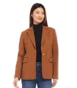 Ponte Knit Blazer