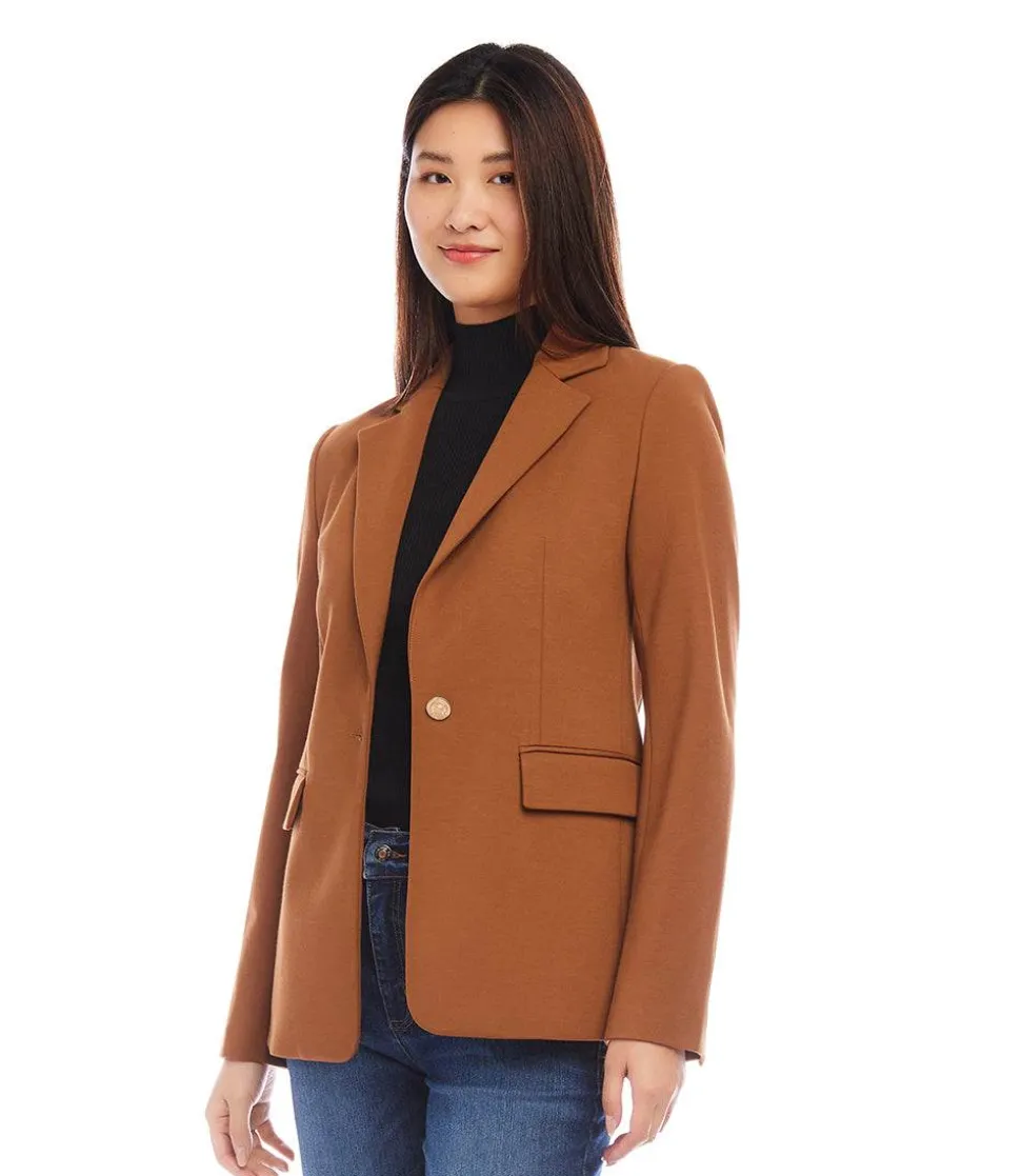 Ponte Knit Blazer
