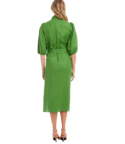 Puff Sleeve Shirtdress