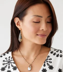 Pyrite Crystal Pendant Necklace