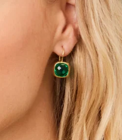 Quartz Drop Earrings