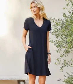 Quinn V-Neck Pocket Dress