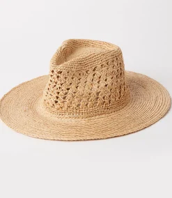 Raffia Fedora Hat