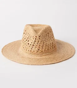 Raffia Fedora Hat