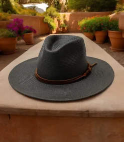 Rancher Hat With Leather Tie