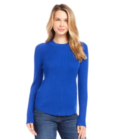 Ribbed Crewneck Sweater
