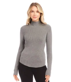 Ribbed Turtleneck Sweater
