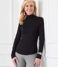 Ribbed Turtleneck Sweater