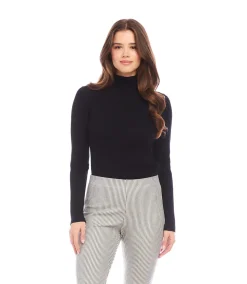 Ribbed Turtleneck Sweater