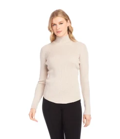 Ribbed Turtleneck Sweater
