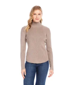Ribbed Turtleneck Sweater