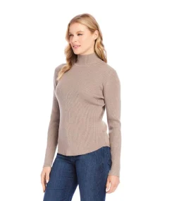 Ribbed Turtleneck Sweater