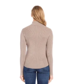 Ribbed Turtleneck Sweater