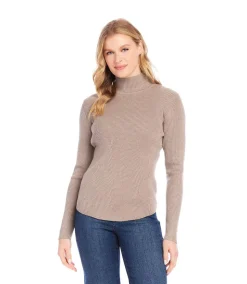 Ribbed Turtleneck Sweater
