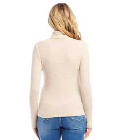 Ribbed Turtleneck Top